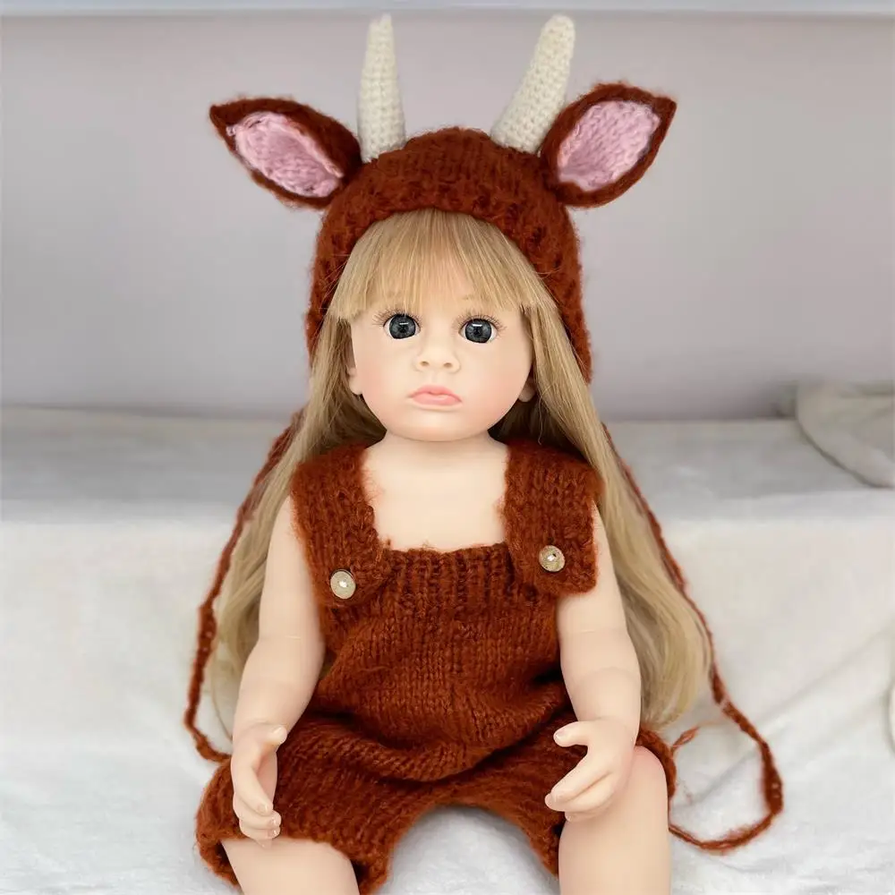 

Кукла реборн силиконовая очень мягкая, 55 см, 22 дюйма