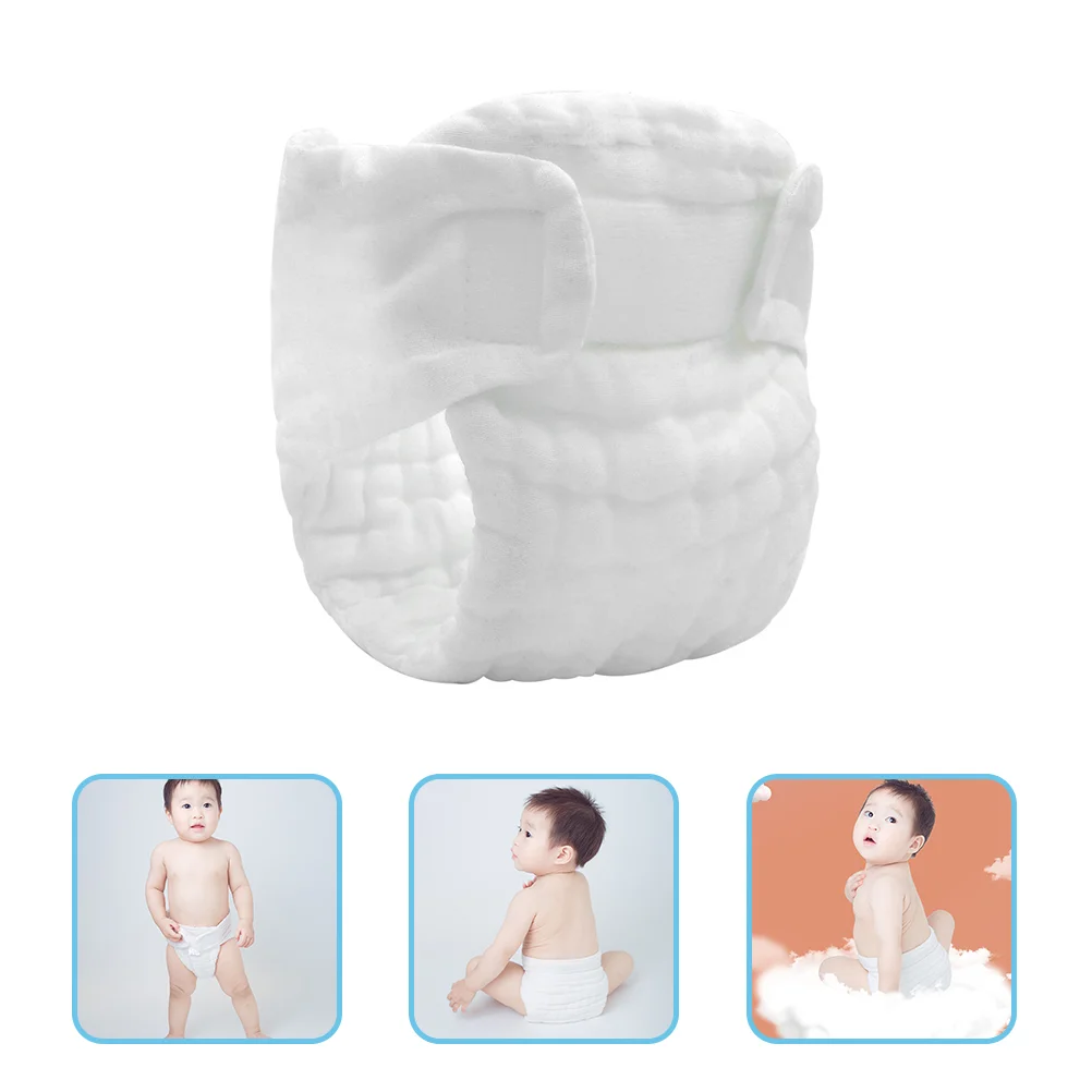 

5 Pcs Diaper Reusable Diapers Cloth Newborn Babies Breathable Inserts Pure Cotton Washable Baby