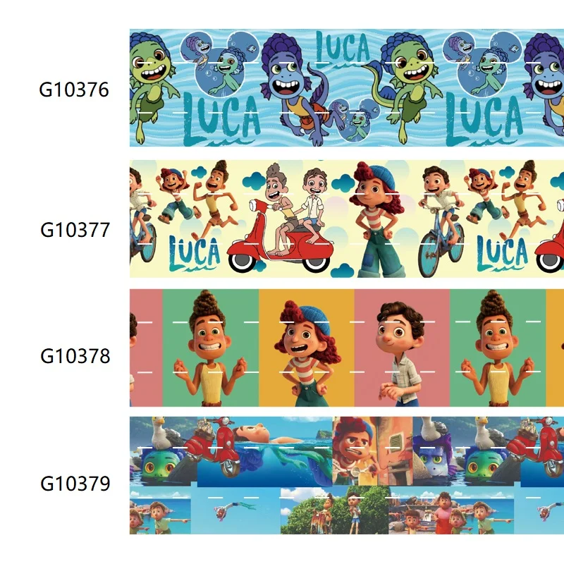

Disney Ribbons Printed Luca Grosgrain Ribbon for DIY 50yards Bows Craft Supplies Decoration Handmade Materials