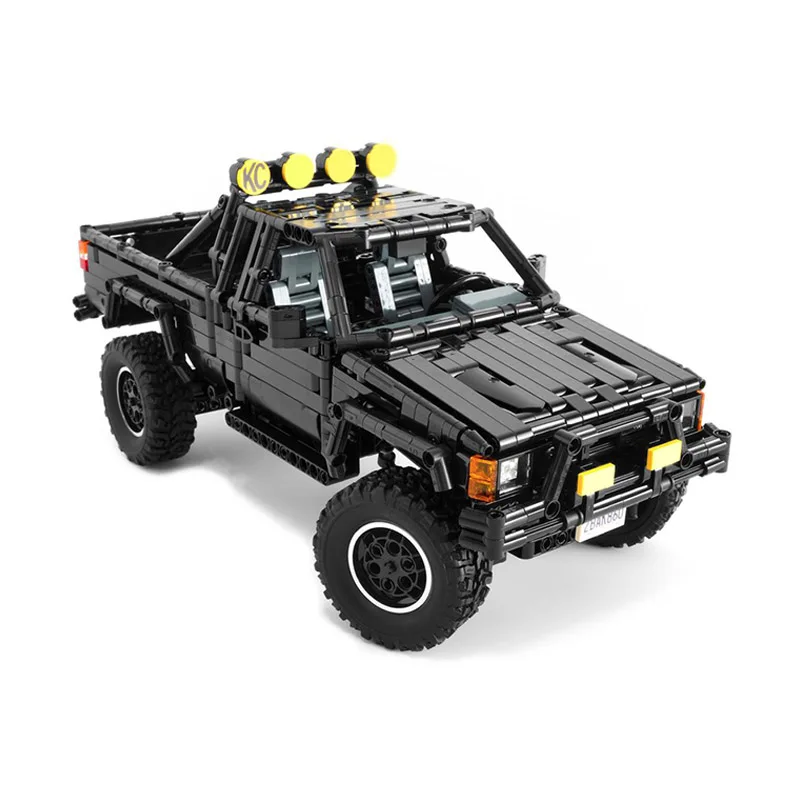 1472 шт. Moc технический автомобиль Toyotaed SR5 Xtracab пикап обратно в будущее строительные