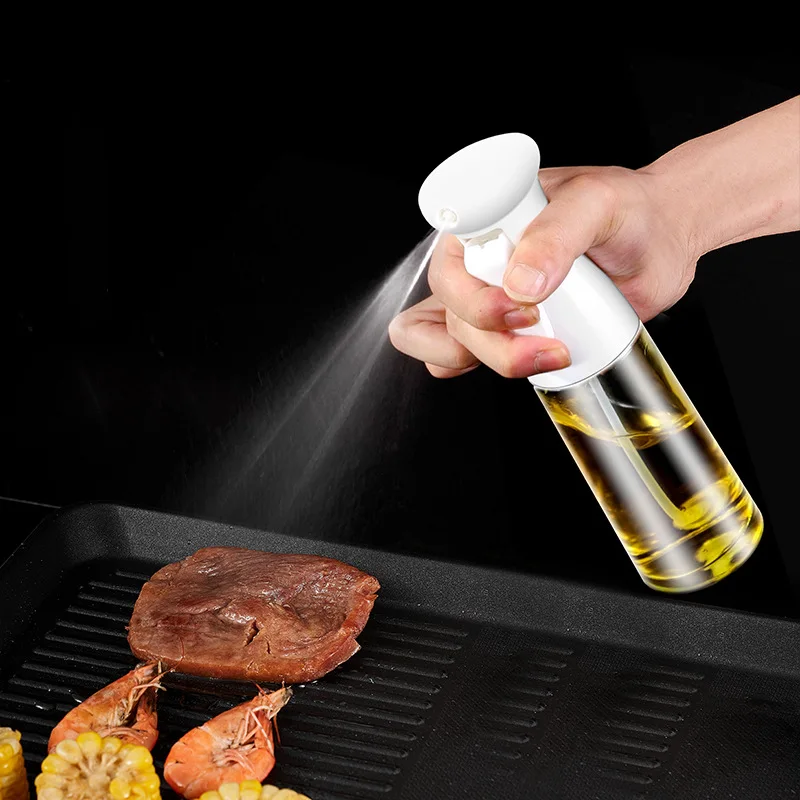 

230ml Olive Oil Spray BBQ Cooking Kitchen Baking Olive Oil Sprayer Oil Spray Empty Bottle Vinegar Bottle Oil Dispenser Tool