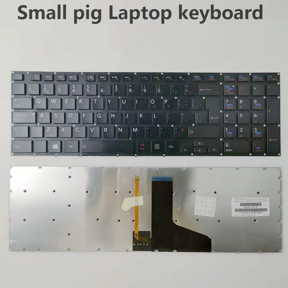 

Camada replace Keyboard for Toshiba p50 P55 P55W P55T P50-A black Series with blackit CF CA