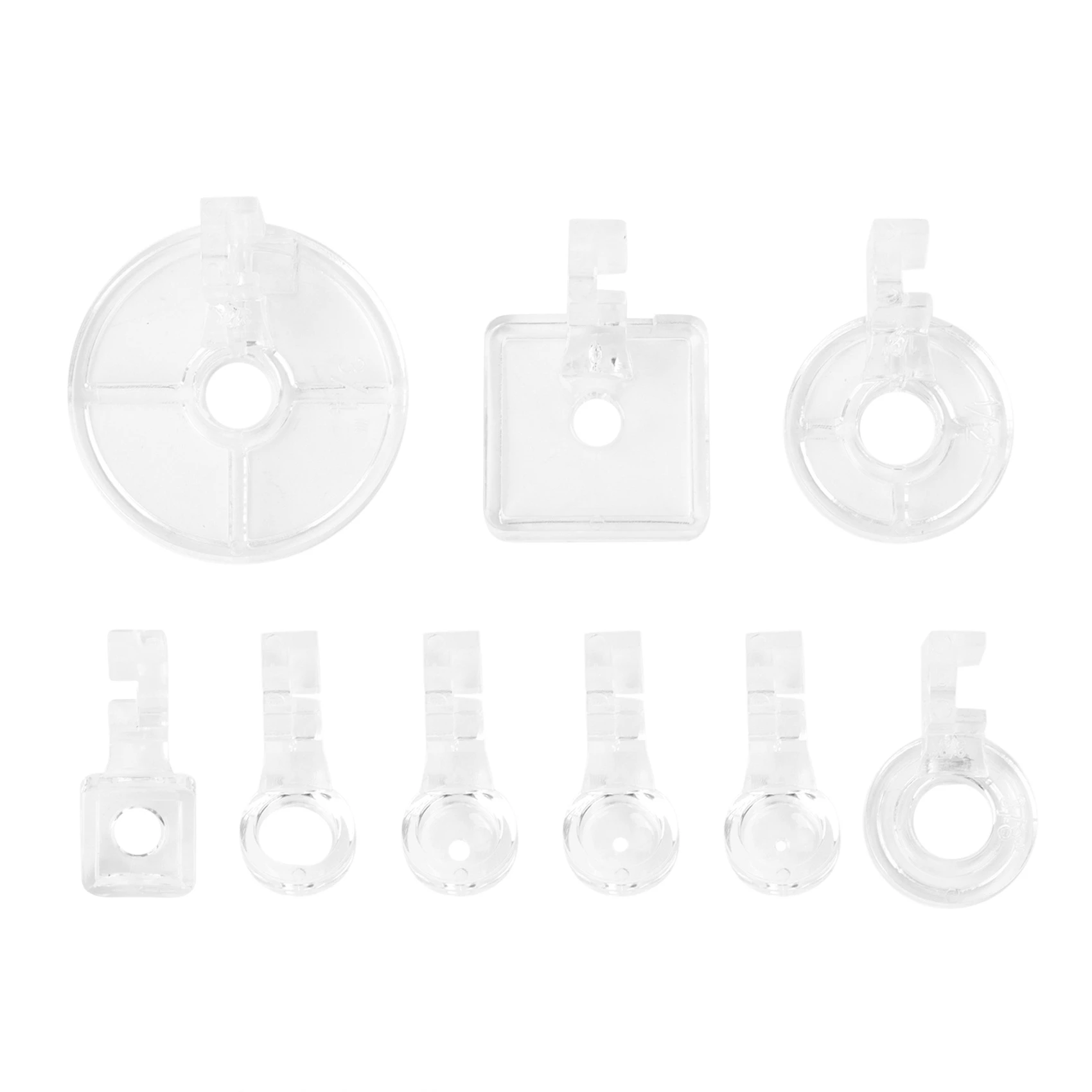 

Декоративная лапка для ниток и ниток Clear Couching, прижимная лапка для вышивки с свободным движением для швейных машин с низким хвостовиком