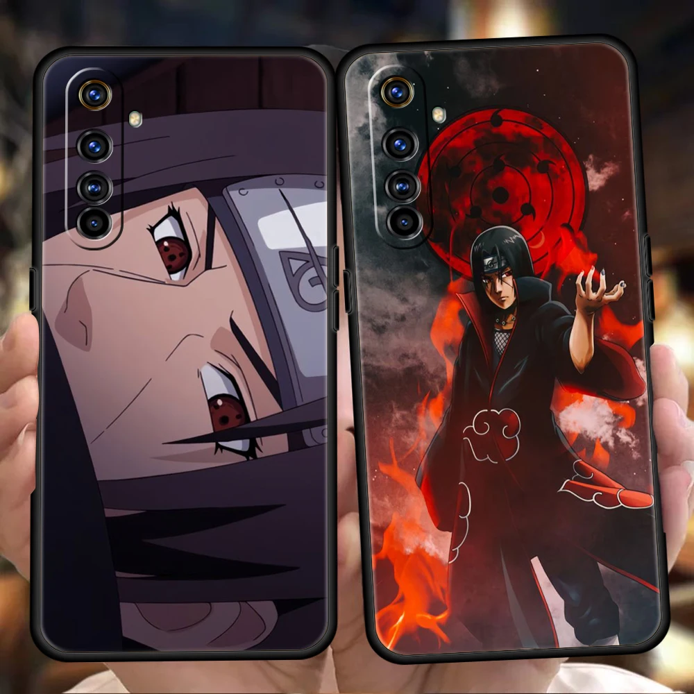 

NARUTO Phone Case for Realme 8 9 Pro Plus 8i 9i 6 7 GT2 C21 C25 C3 C11 Pro 5G Luxury Shockproof Silicone Shell Fundas Coque Bag