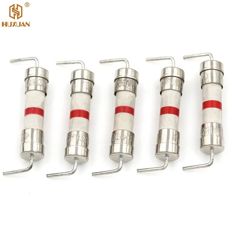 

5Pcs 8A 250V 5*20mm Ceramic Body Time-lag Axial Lead Fuse 3/16" X 3/4" (5X20mm)