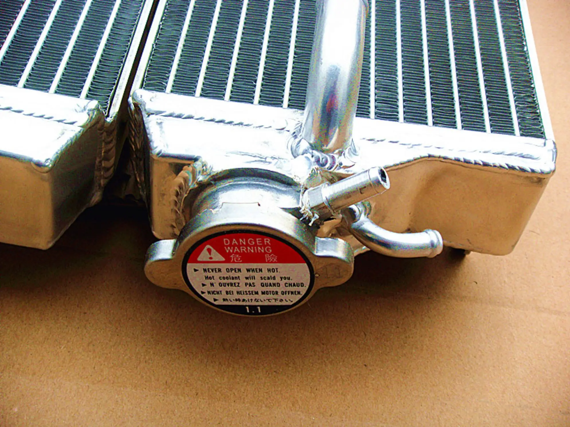 Для 2000 2001 Honda CR125R CR 125 R алюминиевый радиатор охладитель охлаждающей жидкости