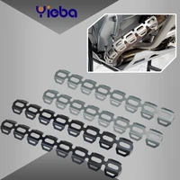 motorcycle part exhaust muffler pipe heat shield guards cover crash protector for bmw f650 gs f 700gs f800gs adventure 2013 2019