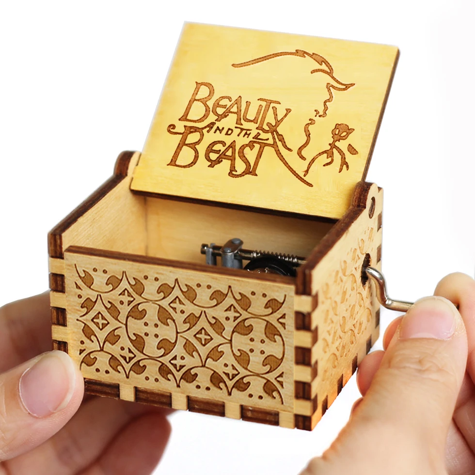 Merry Christmas Pirates of the Carib Godfather Halloween Music Box Wooden Hand Crank Music Box Birthday Gift New Year's Gift images - 6