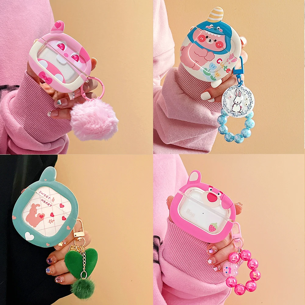 

Для Apple AirPods 1 2 3 Airpod Pro Pro2 Tiger Shark Corgi Dog Key Chain беспроводные наушники Bluetooth гарнитура чехол силиконовый чехол