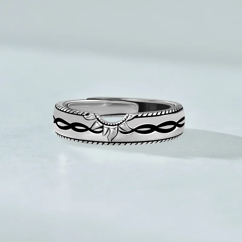 Винтажное кольцо с подсолнухом для женщин и мужчин Открытое из настоящего