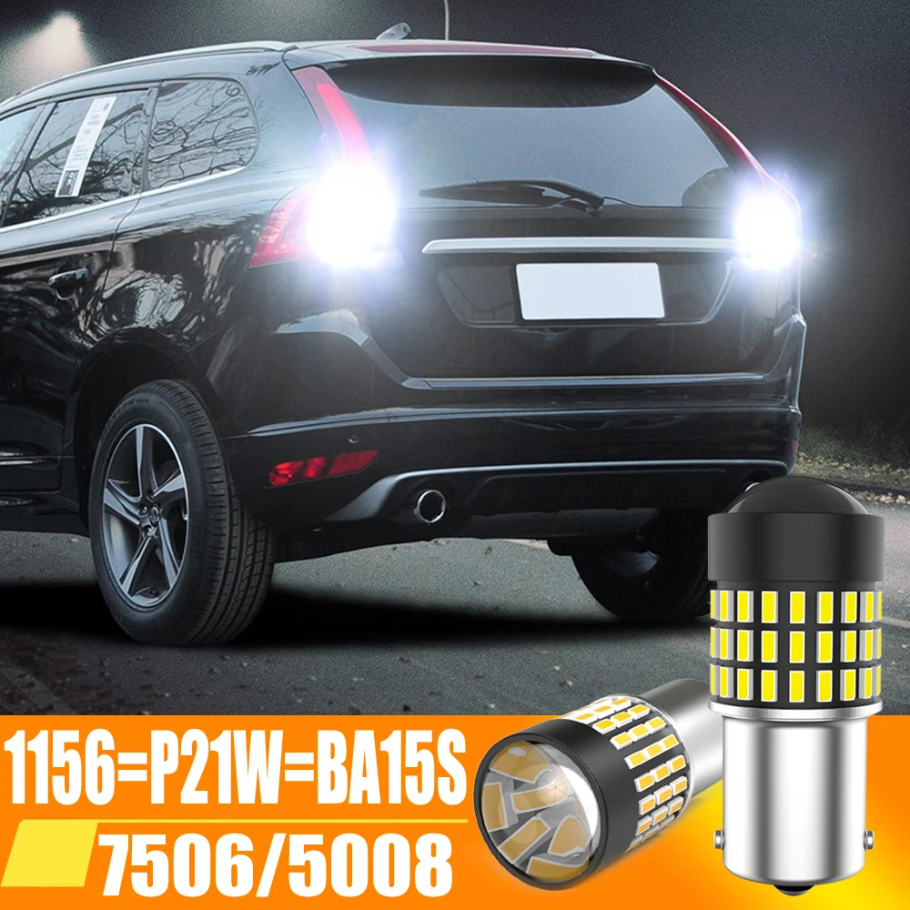 

2pcs LED Backup Light Blub Reverse Lamp P21W 7506 BA15S Canbus For Volvo C30 C70 S40 S60 S70 S80 V40 V50 V60 V70 XC60 XC70 XC90