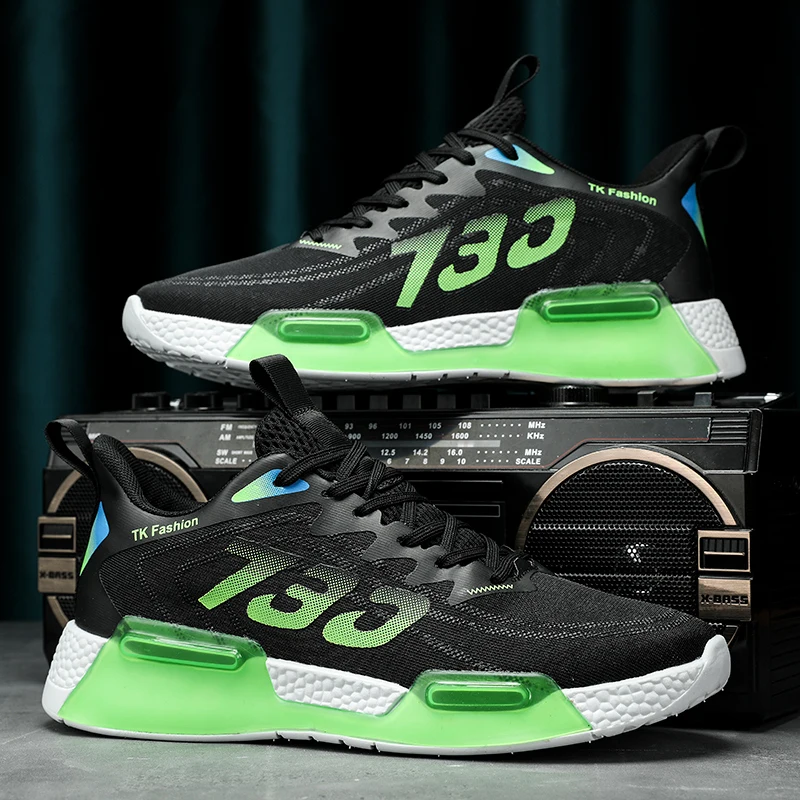 New Arrival For Motion Road Running Shoes Men Air Cushion Outdoor Sport Shoes Male Trainers Summer Jogging Shoes Male 39-44