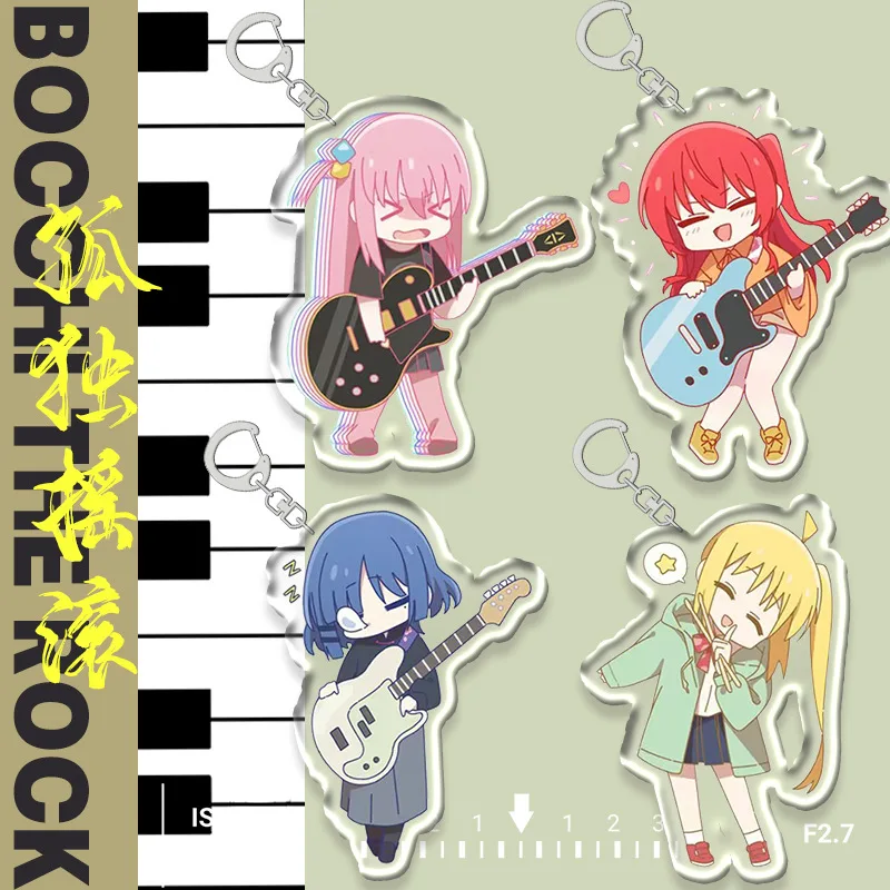

Anime BOCCHI THE ROCK ! Hitori Gotoh Yamada Ryo Kita Ikuyo Ijichi Nijika Cosplay Key Chains Acrylic Keychain Pendant Xmas Gifts