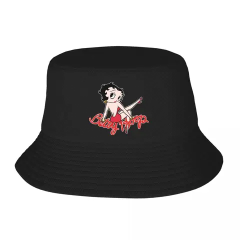 Забавная Рыбацкая шляпа для взрослых Betty-boop 2024, регулируемая шляпа, модная повседневная шляпа, шляпа для вождения грузовика