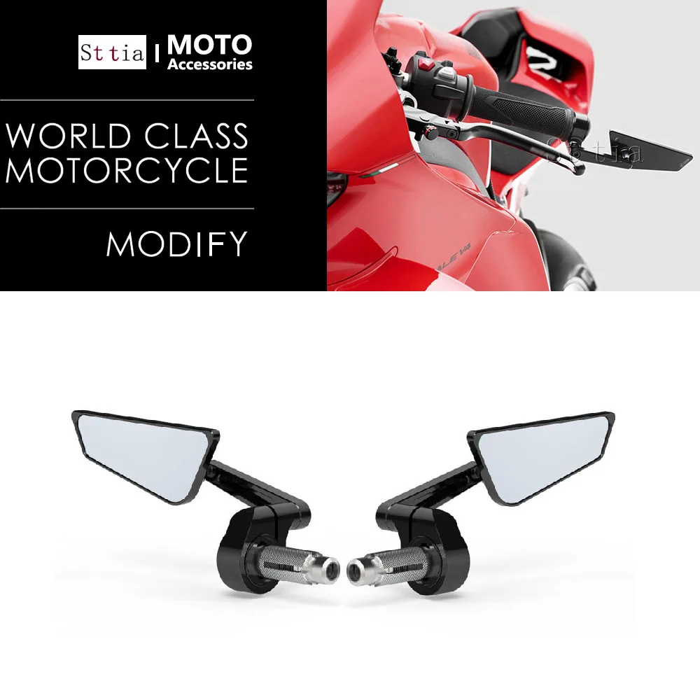 

Новое Зеркало Заднего Вида Из Алюминиевого Сплава С ЧПУ Для Мотоциклов Ducati Panigale V4 V4S V4R, Аксессуар Для Руля Велосипеда