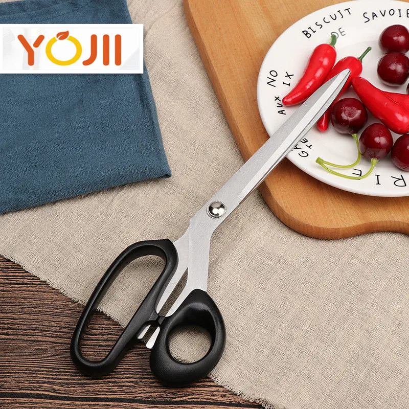 

Steel Kitchen Scissors For Onion Cutting Cooking Duck Fish Poultry Shears Household Fabric Embroidery Tailor Sewing Scissors