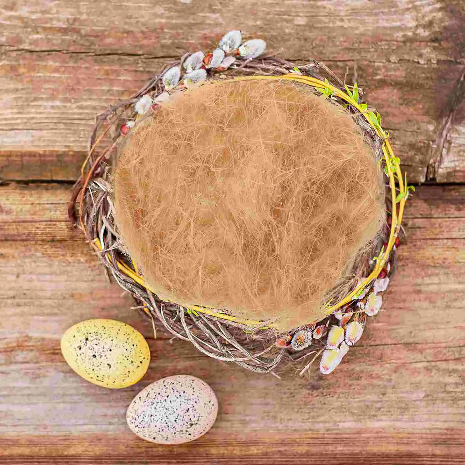 Рафия Трава Шелковое Птичье Гнездо Натуральный Материал DIY Материалы