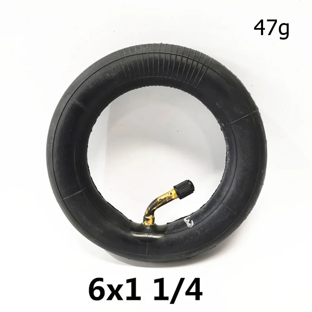 

6x1 1/4 Tire Accessories Rubber Thickened Tire Tyres 6 Inch Black Electric Scooter Fittings Replacement Durable