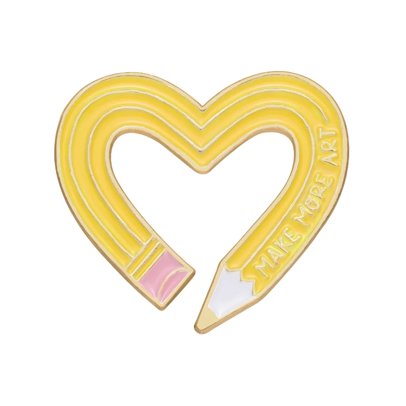 Drawing Brooch Lapel Badges Jewelry Gift For Friends Kids
