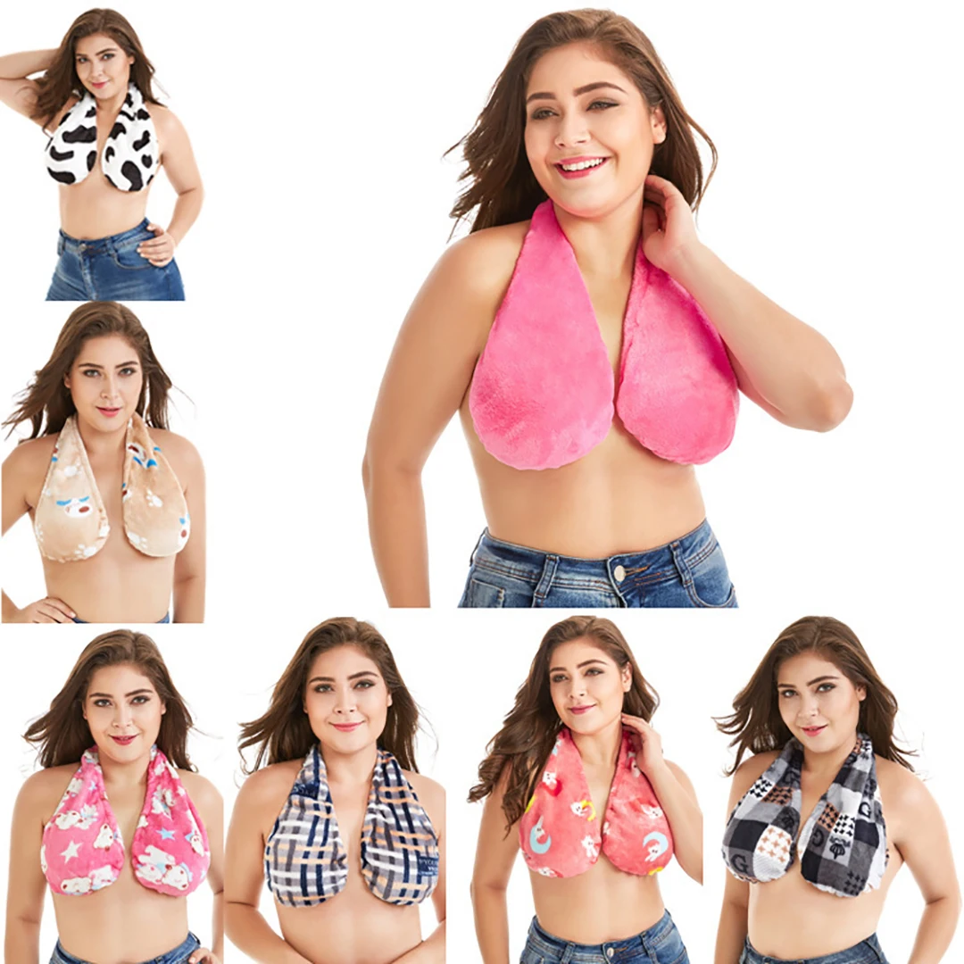 Женский топ без рукавов для кормления грудью банное полотенце висящий на шее