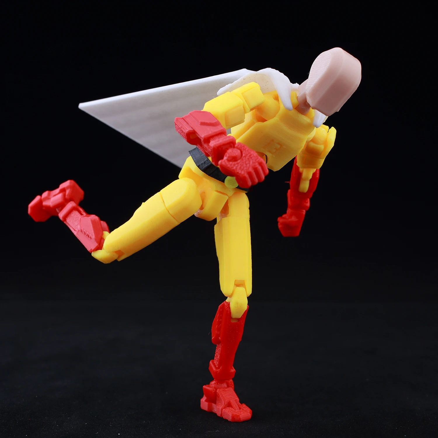 Фото 9L3D печатная 3D-фигурка Lucky Dummy 13 One-Punch Man, многосуставная позашляховая аниме-модель, коллекционный подарок для фанатов №5