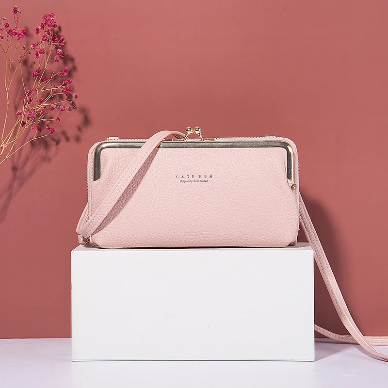 Luxury New Women's Bag Korean Fashion Shoulder Crossbody Bag Mobile Phone Bag Multifunctional Horizontal Bag Cosmetic Bag Wallet