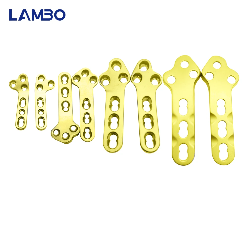 Титановая фиксирующая пластина для ПЭТ 2 4/2 7/3 5 мм