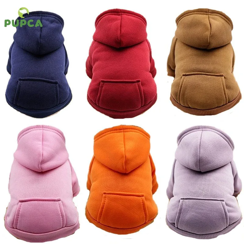 

Толстовки для домашних питомцев, свитшот с карманами для кошек, теплое пальто для щенков, куртки для собак, свитшот, костюм для кошки, хлопко...