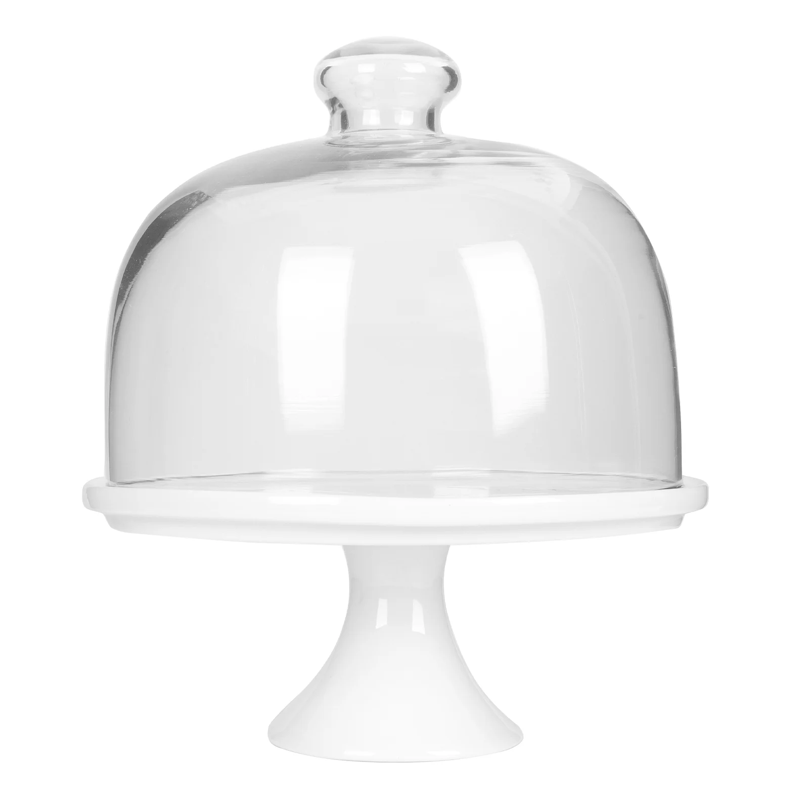 

Cake Standdomecover Plate Display Dessert Tray Serving Cupcake Lid Platter Clear Dish Holder Table Fruit Cloche Serverfor