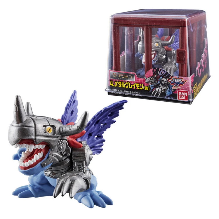 Коллекция игрушек Bandai Original Digimon Adventure NEW COLLECTION 01 Agumon Betamon Greymon V-mon Paildramon Tyranomon Anime Action Figure Toys.