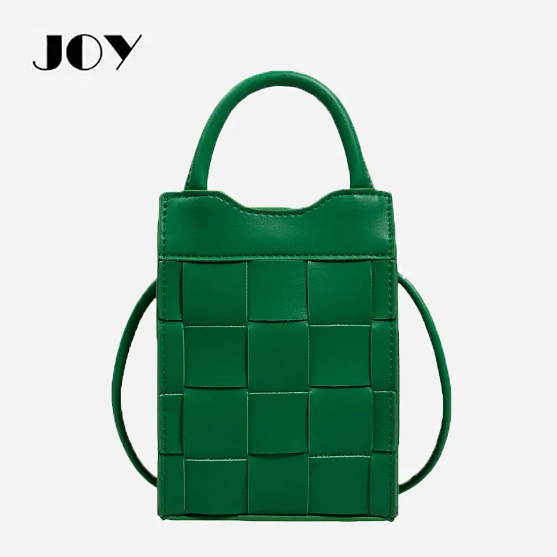 

JOY New Personality Niche Organ Bag Woven Fashion Handbag Crossbody One Shoulder Ladies Handbag
