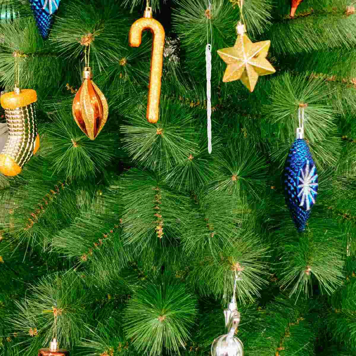 

10 Pcs Glass Xmas DIY Decorative Supplies Crystal Window Trim Christmas Tree Hanging Pendant Party Decors