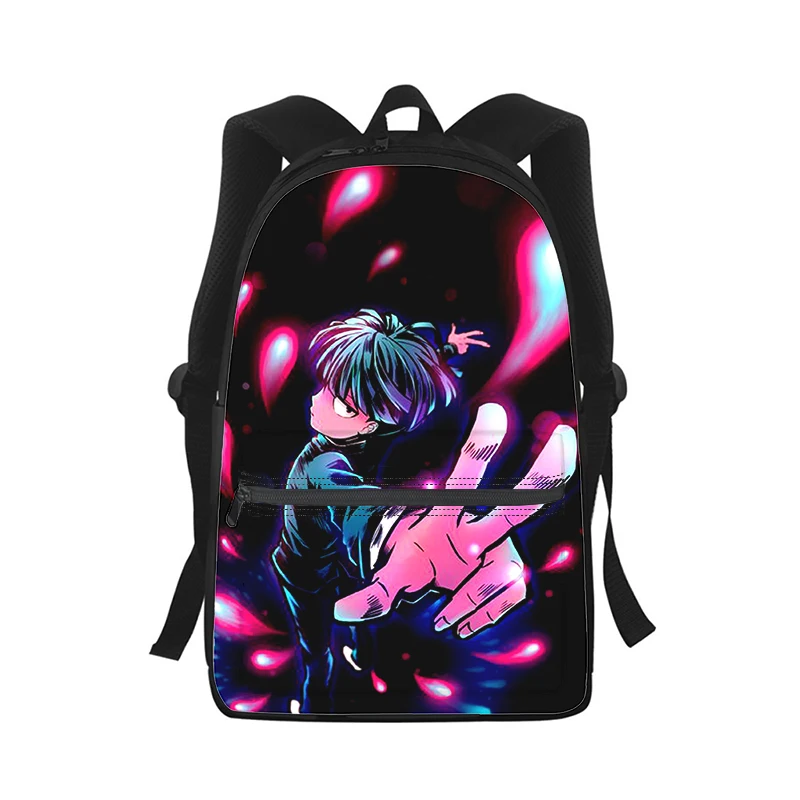 Mob Psycho 100 Anime Men Women Backpack 3D Print Fashion Student School Bag Laptop Backpack Kids Travel Shoulder Bag