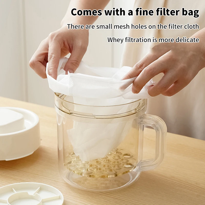 Кофе йогурт сырный фильтр самодельный греческий соевое молоко сыр