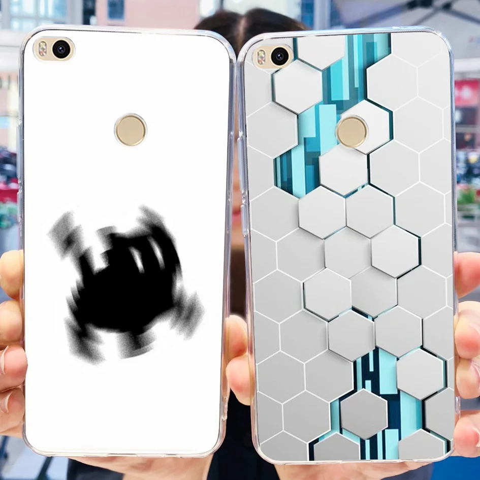 Чехол 6 44 дюйма для Xiaomi Mi Max 2 популярный мягкий прозрачный силиконовый чехол с