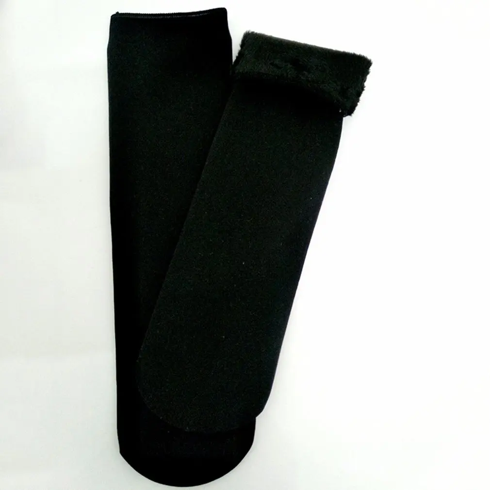 

Women's Snow Socks Warm Plus Velvet Thick Adult Floor Socks Black Hot