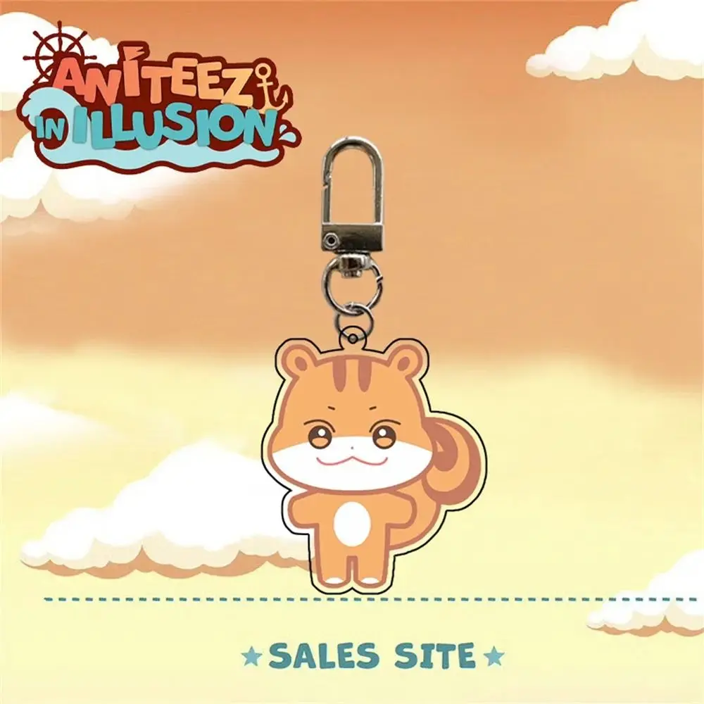 Брелок для ключей с героями мультфильмов брелок ANITEEZ Hongjoong Seonghwa Yunho Yeosang San