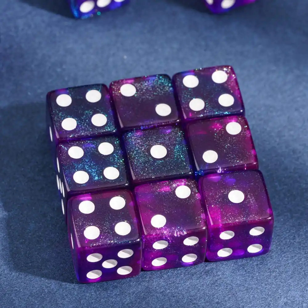 Poludie, 10 шт., D6, 12 мм, Φ, шестигранные азартные игры, игральные кости для клувечерние, аксессуары для барной игры