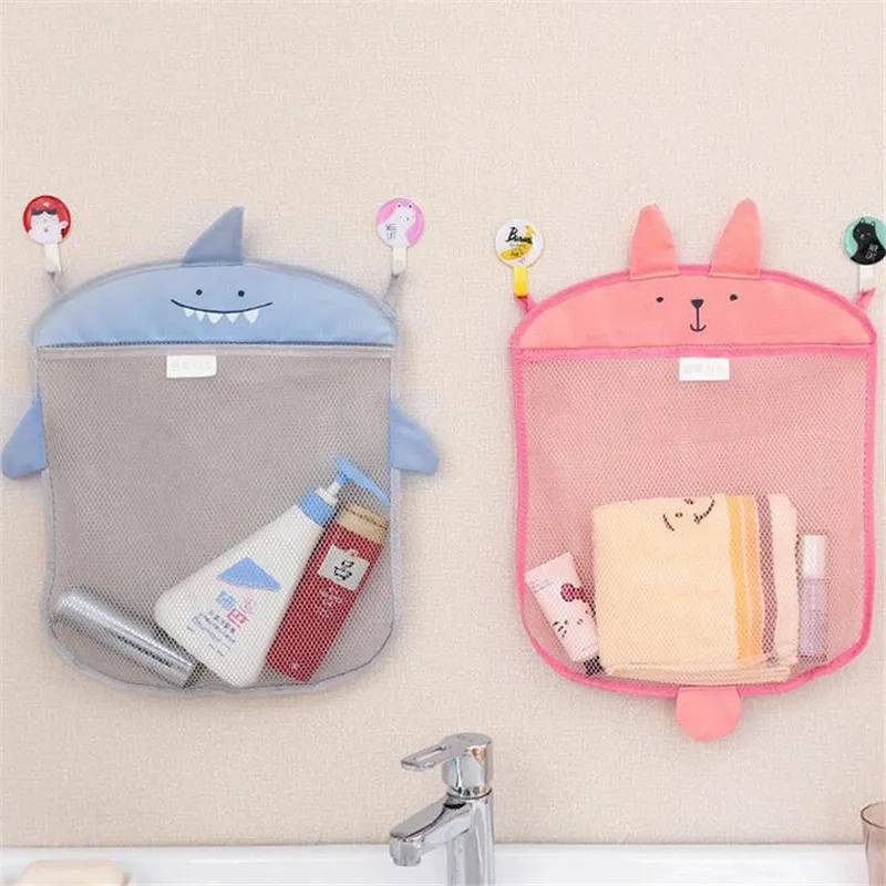 Baby Bathroom Mesh Bag For Bath Toys Bag Kids Basket Net Children's Games Network Toy Waterproof Cloth Sand Toys Beach Storage