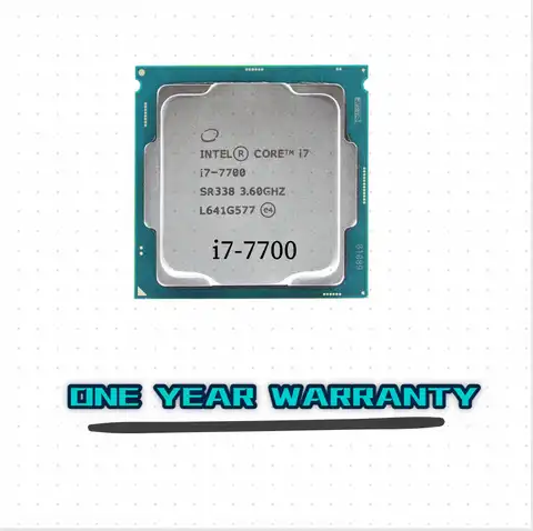 Процессор Intel Core i7-7700 i7 7700 3,6 ГГц четырехъядерный восьмипоточный процессор 8 Мб 65 Вт LGA 1151