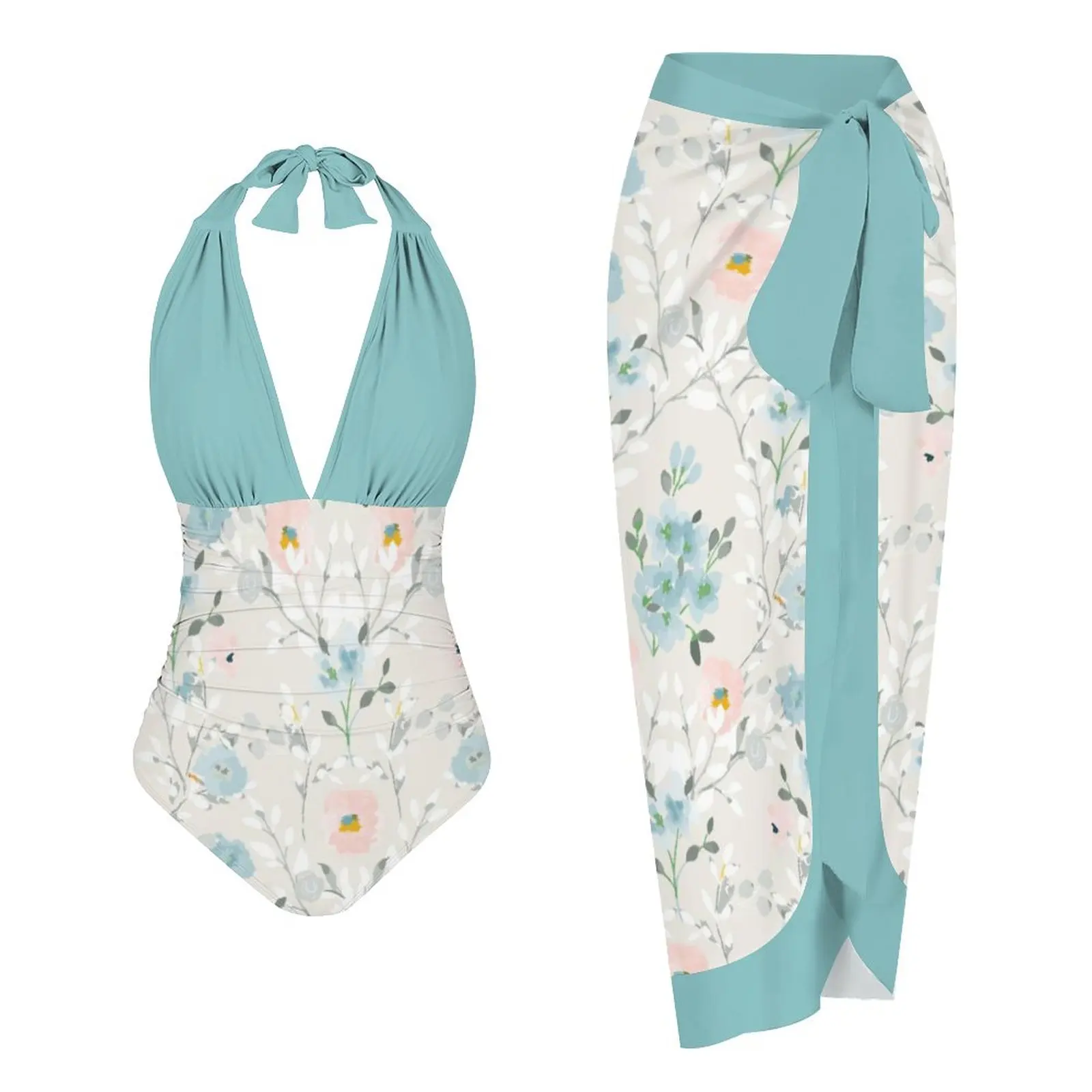 Женское бикини с открытыми плечами