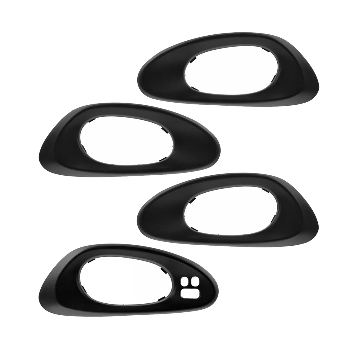 4 шт. передняя и задняя внутренняя дверь флейта черного цвета для Chevrolet Trailblazer