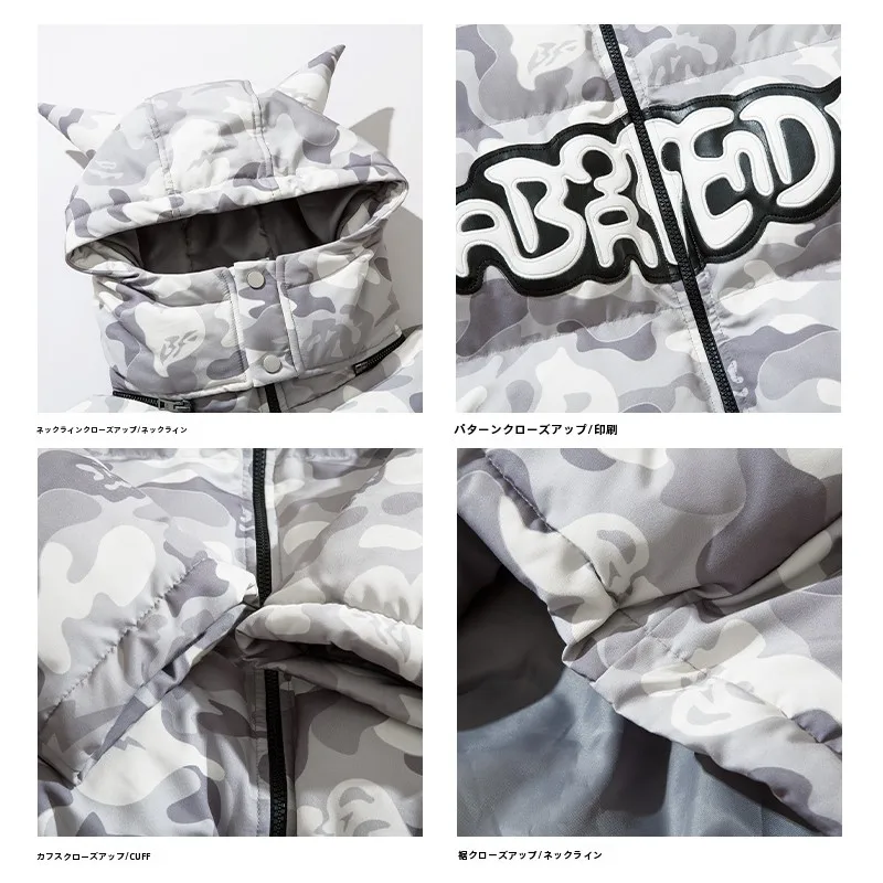 Американская винтажная камуфляжная толстовка с рогом для женщин новинка 2024