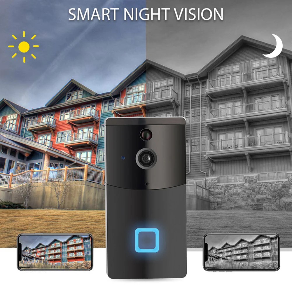 

Tuya Wireless Doorbell 1280x720 Smart Visual Doorbell Intercom PIR Motion Detector Night Vision Home Monitor Security Camera