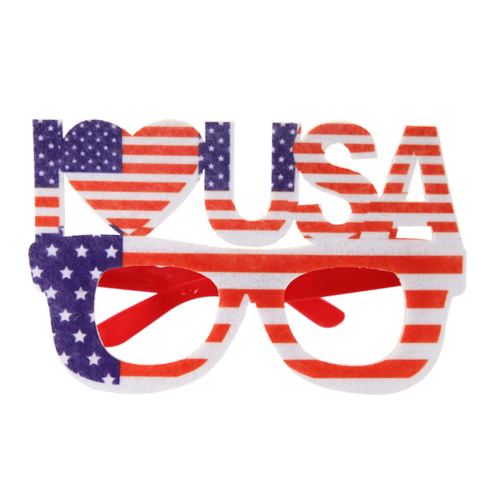 

American Flag Glasses Patriotic Party Supplies July 4th Decor Glory Red Blue White Patriotic Party Glasses Holiday Eyewear For