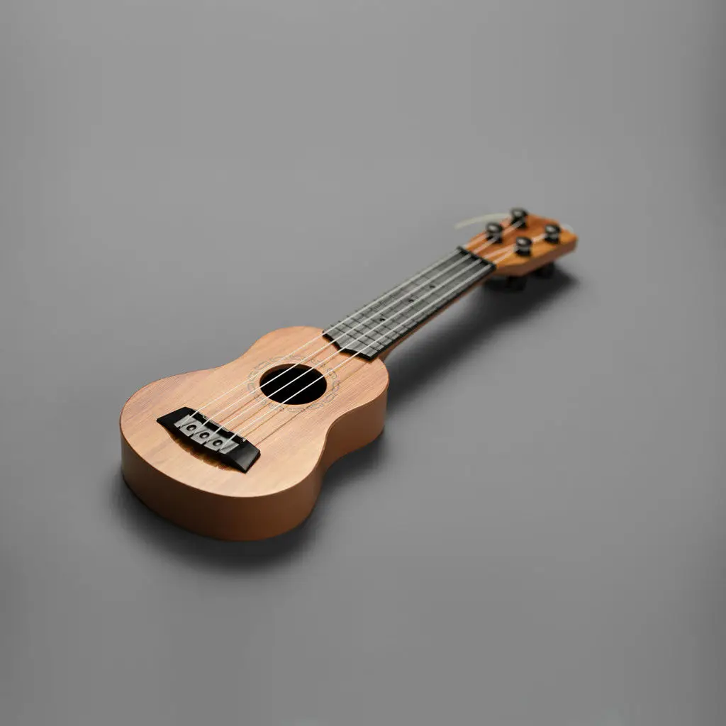 

Children's Guitar Toys Guitar Simulation Instrument Ukulele,bored Practicing Piano Singing And Singing! Can Play!35cm