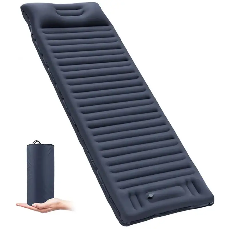 

190cm Single Air Mattress Outdoor Camping Inflatable Mattress Waterproof Moisture-proof And Warm Foot-operated Inflatable Bed