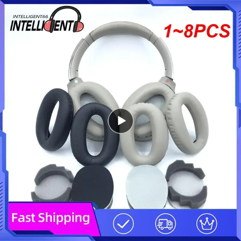 1~8PCS Replacement Earpads Foam Ear Pads for WH-1000XM3 Headphones Earmuff WH1000XM3 WH 1000 XM3 Earphone Sleeve