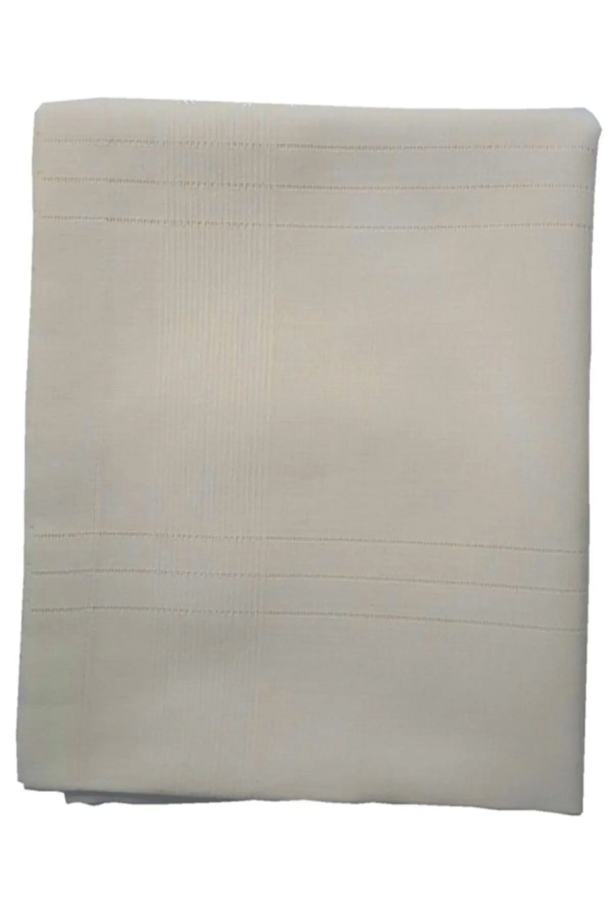 

Cream Linen Fabric Striped Table Cloth Gülce 160*220 cm GH-ketentek