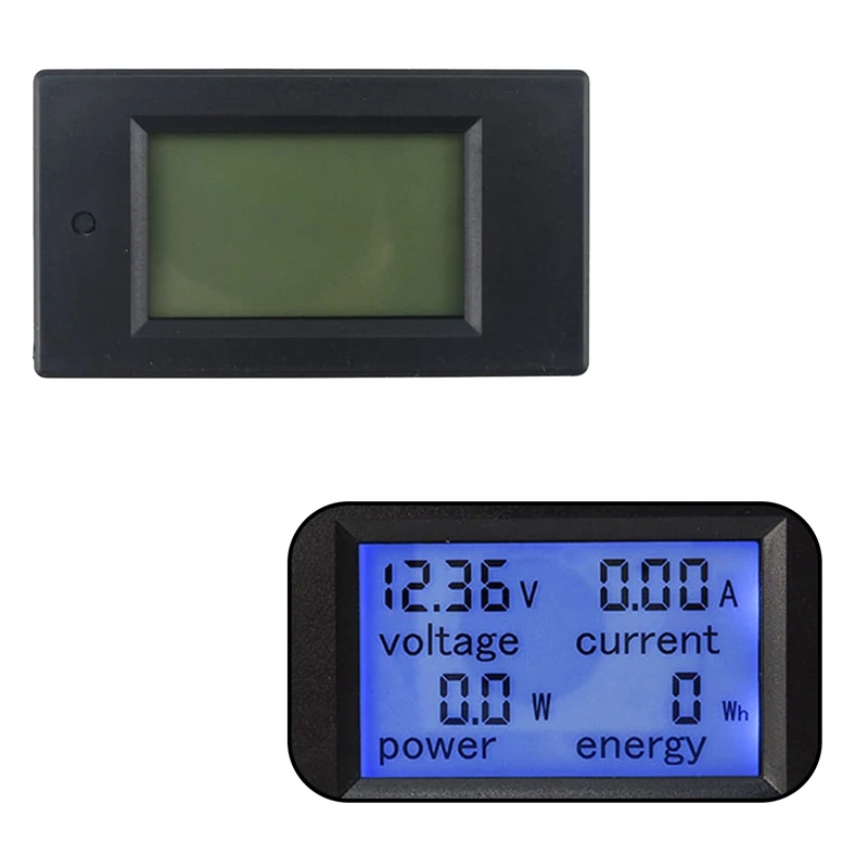 

DC Multimeter Batt Monitor 0-100A Ammeter Voltmeter With LCD Display Digital Current Voltage Power Meter, Fit